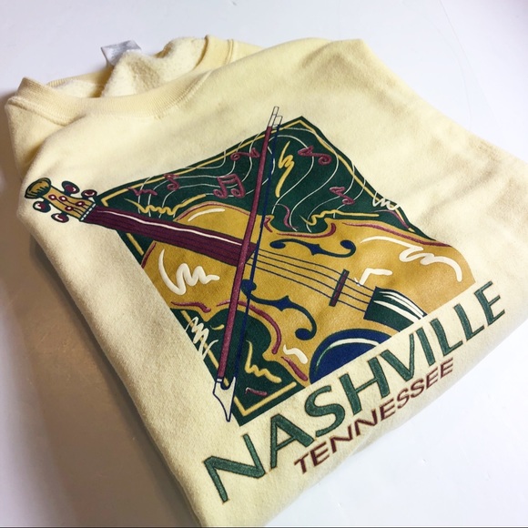 Vintage Nashville Tennessee Sweatshirt XL - Picture 2 of 9